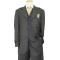 Giorgio Fiorelli Collection Charcoal Grey / Rust / Yellow Plaid Super Fine Vested Suit  66003